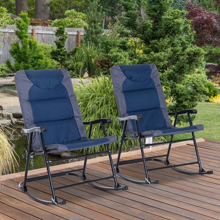 Outdoor folding glider online chair